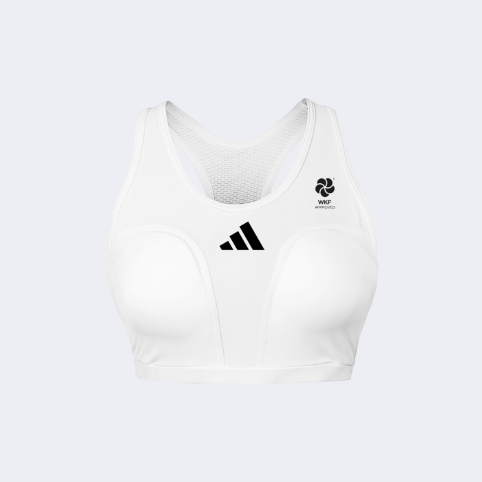Protector Femenino Pectoral Wkf- Adibp12 Blanco S