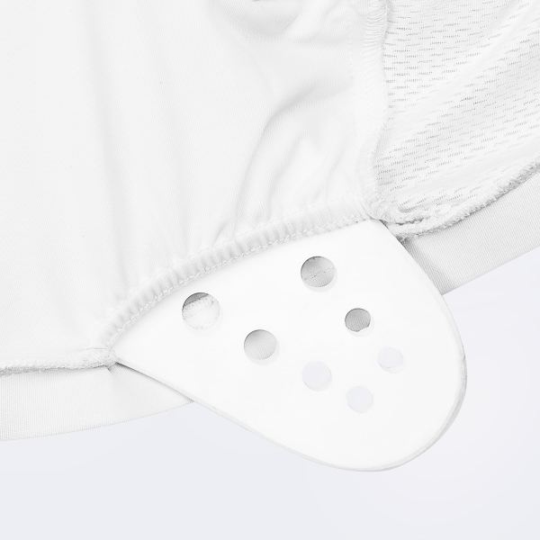 Protector Femenino Pectoral Wkf- Adibp12 Blanco M