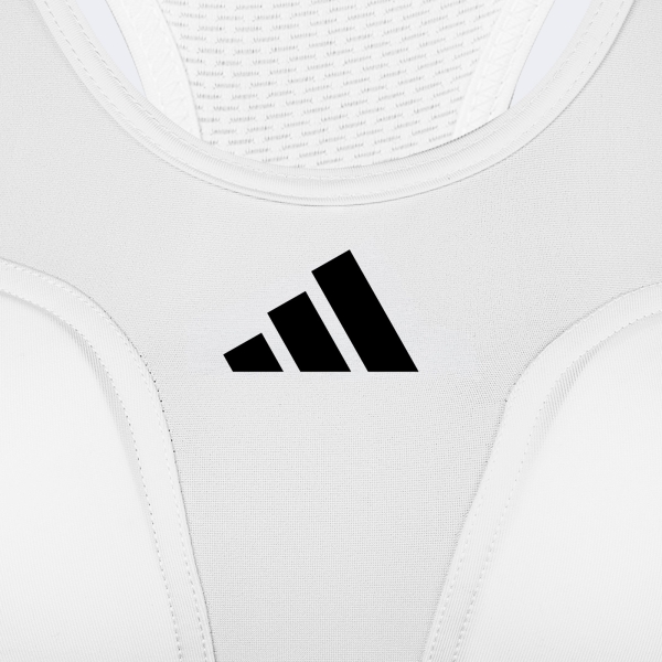 Protector Femenino Pectoral Wkf- Adibp12 Blanco M