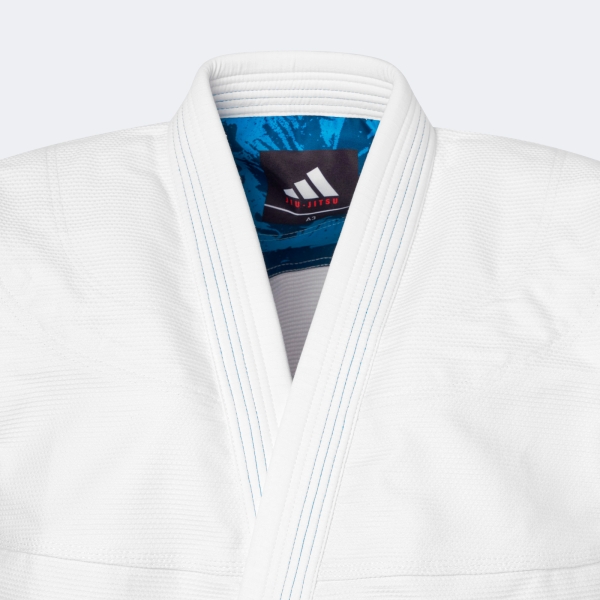 Uniforme Kimono Jiu Jitsu Contest - Jj430r Blanco-negro A4