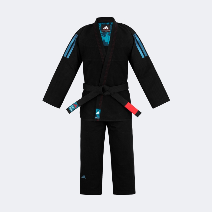 Uniforme Kimono Jiu Jitsu Contest - Jj430r Negro-azul A1