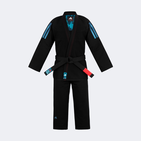 Uniforme Kimono Jiu Jitsu Contest - Jj430r Negro-azul A1