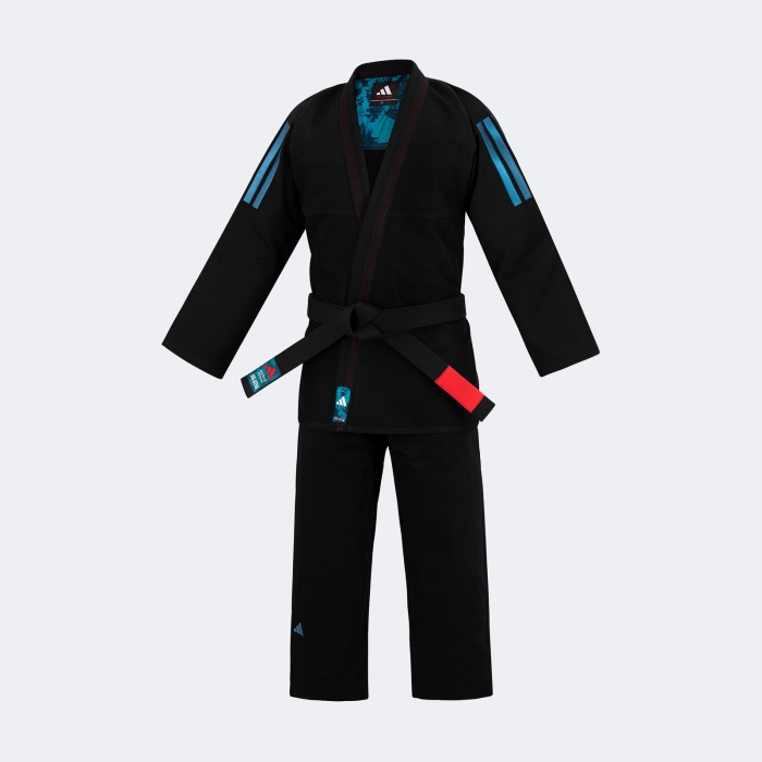 Uniforme Kimono Jiu Jitsu Contest - Jj430r Negro-azul A1 2