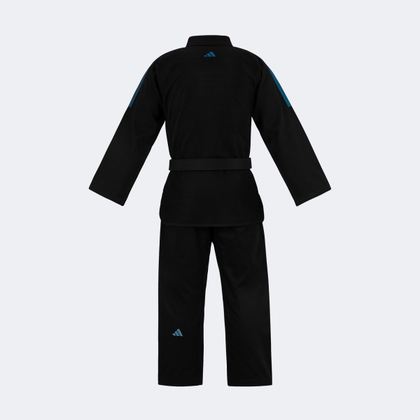 Uniforme Kimono Jiu Jitsu Contest - Jj430r Negro-azul A1