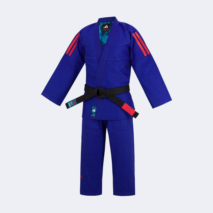 Uniforme Kimono Jiu Jitsu Contest - Jj430r Azul-rojo A1 2