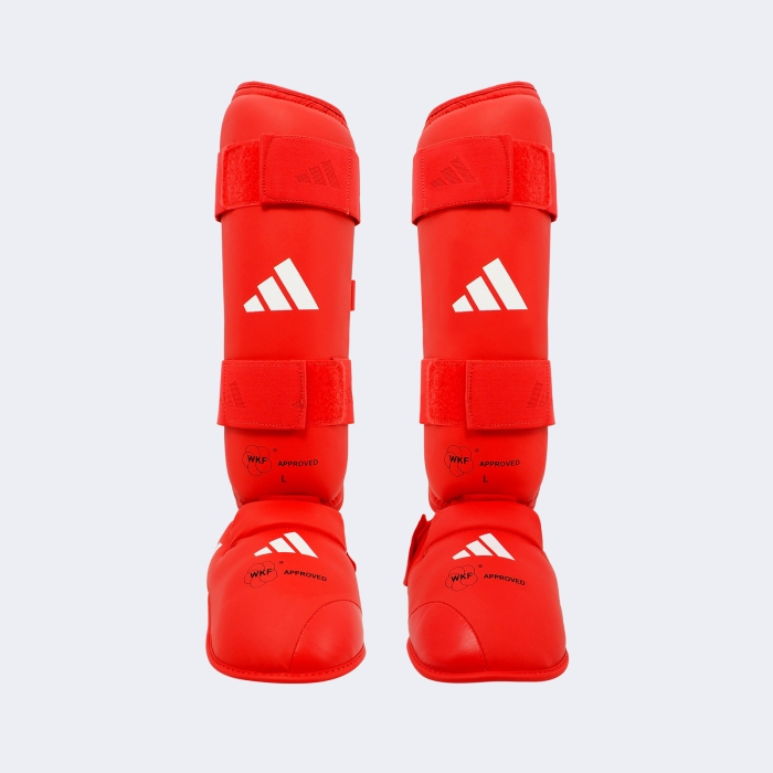 Protector Tibial - Empeine Karate Wkf - 661_35_20 Rojo S