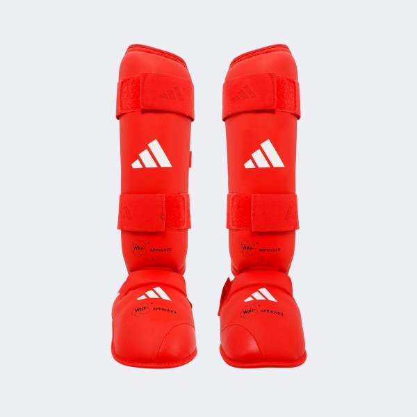 Protector Tibial - Empeine Karate Wkf - 661_35_20 Rojo S