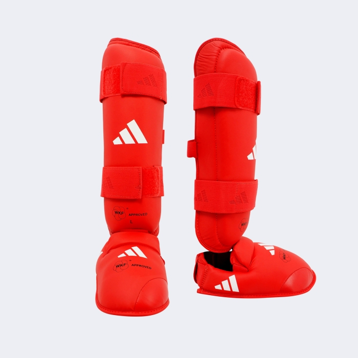 Protector Tibial - Empeine Karate Wkf - 661_35_20 Rojo S 2