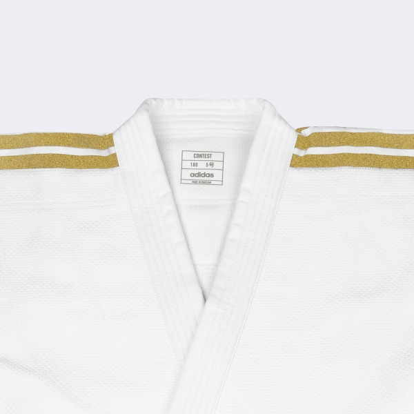 Uniforme Judogi Judo Contest 650 - J650r Blanco-dorado 180