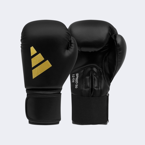 Guante Box Speed 50 - Adisbg50 Negro-dorado 14 Oz