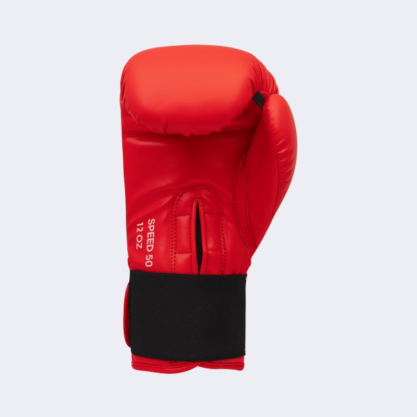 Guante Box Speed 50 - Adisbg50 Rojo-plateado 14 Oz
