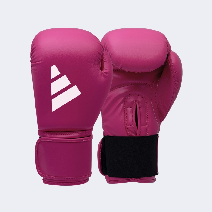 Guante Box Speed 50 - Adisbg50 Magenta-blanco 10 Oz