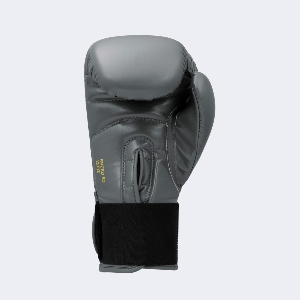 Guante Box Speed 50 - Adisbg50 Gris-dorado 12 Oz
